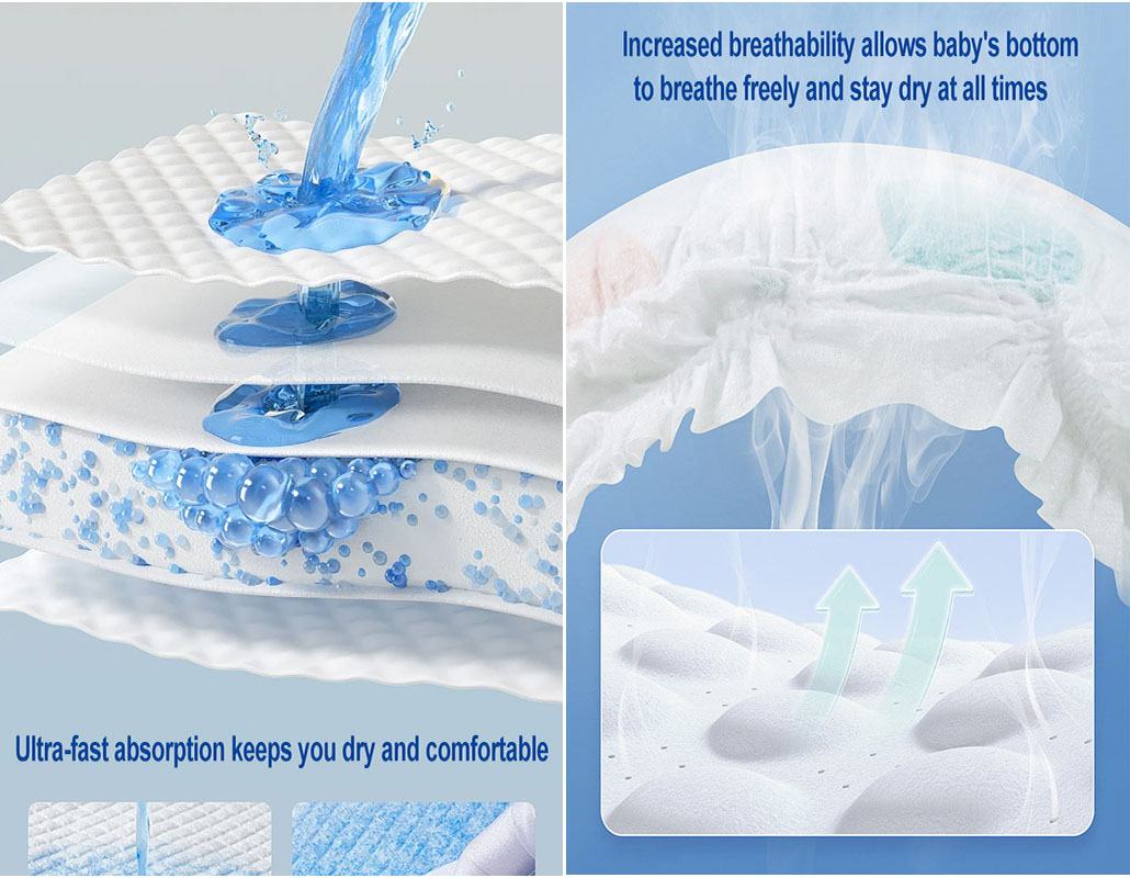 baby pull up pants with strong absorption